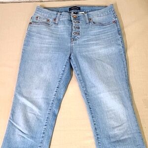 - J Crew High Rise Toothpick 26 Short  Jeans